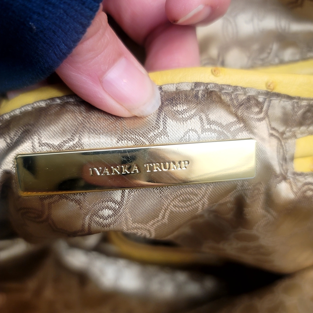 Ivanka Trump Mustard Satchel - Picture 7 of 7